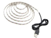 Светодиодная лента, тип светодиодов 3528, питание 12 вольт, разъем USB.