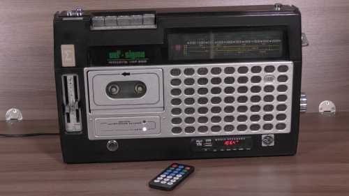 Приемник ВЭФ 260 (VEF 260 Sigma) с установленным FM-модулем.